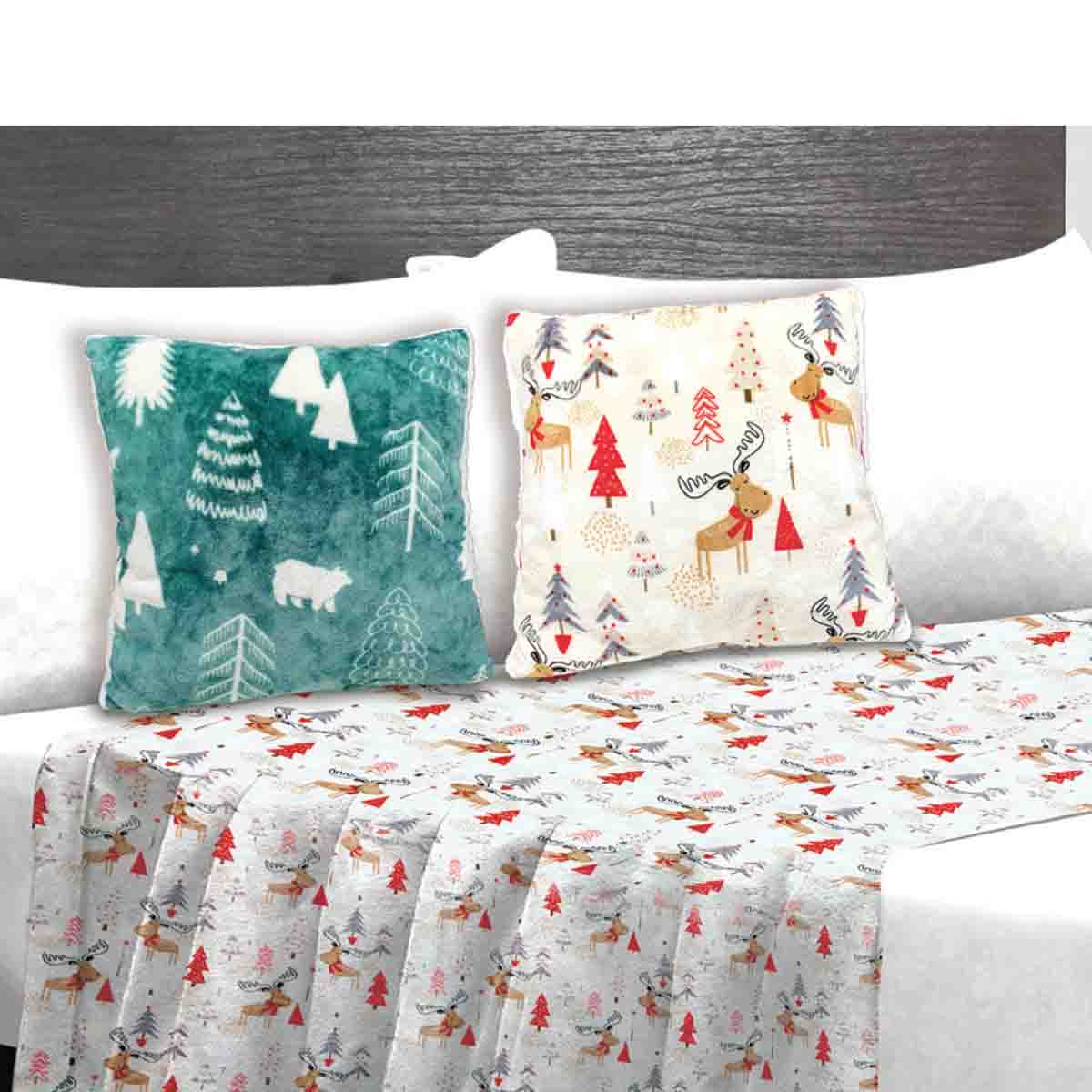 Yuletide Forest-assorted-18x18-cushion - Image 2