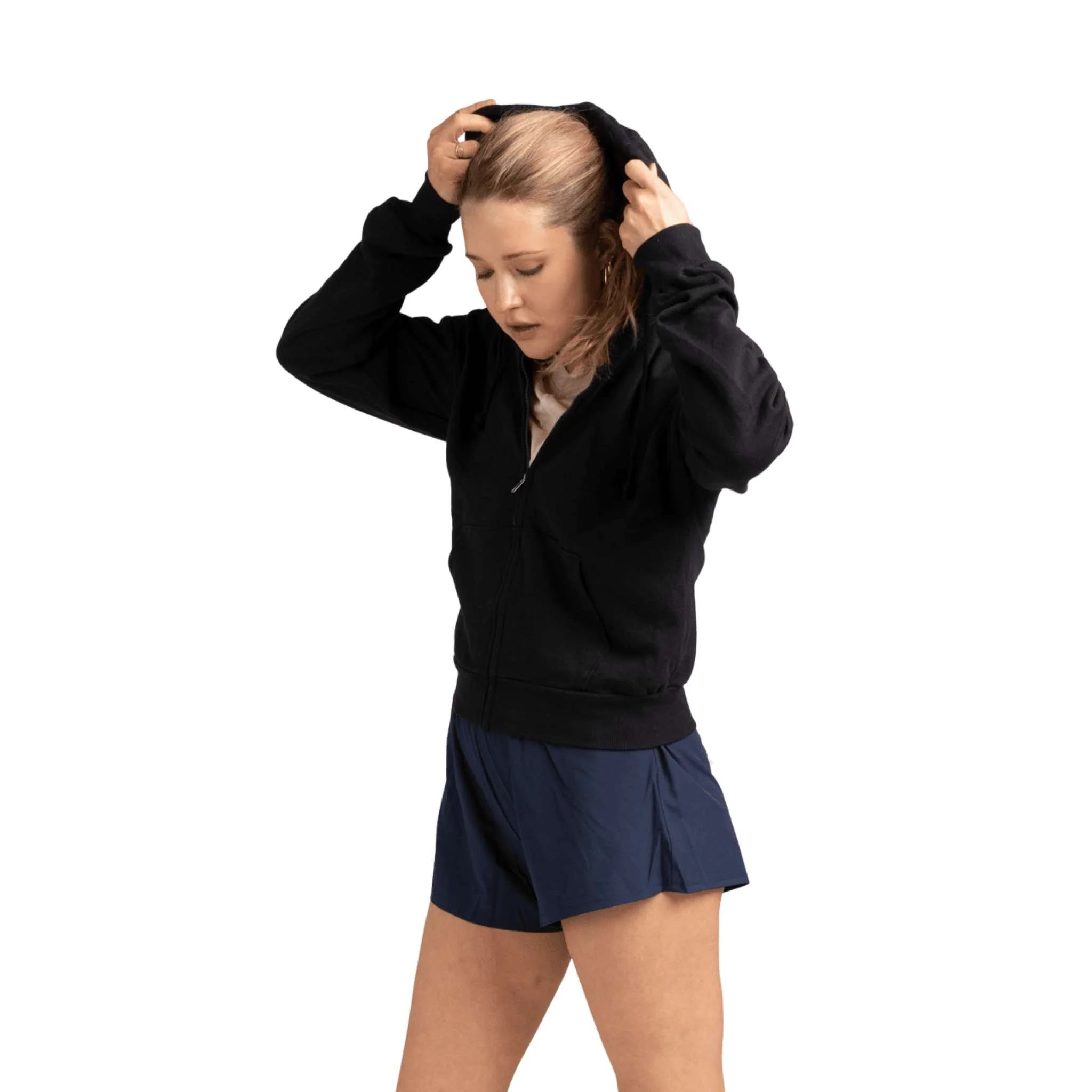 Zip-Up Hoodie with Pockets - Image 3