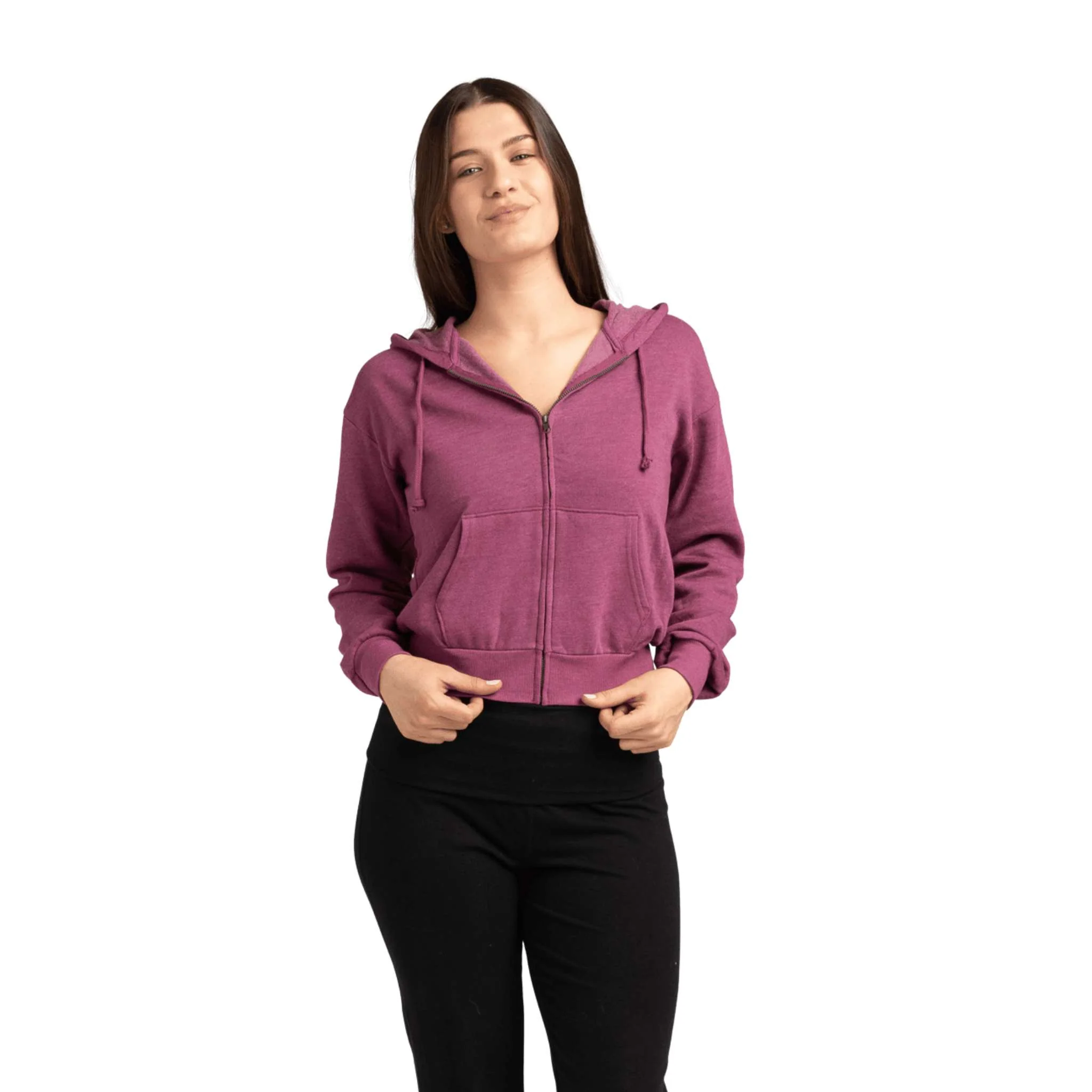 Zip-Up Hoodie with Pockets - Image 5