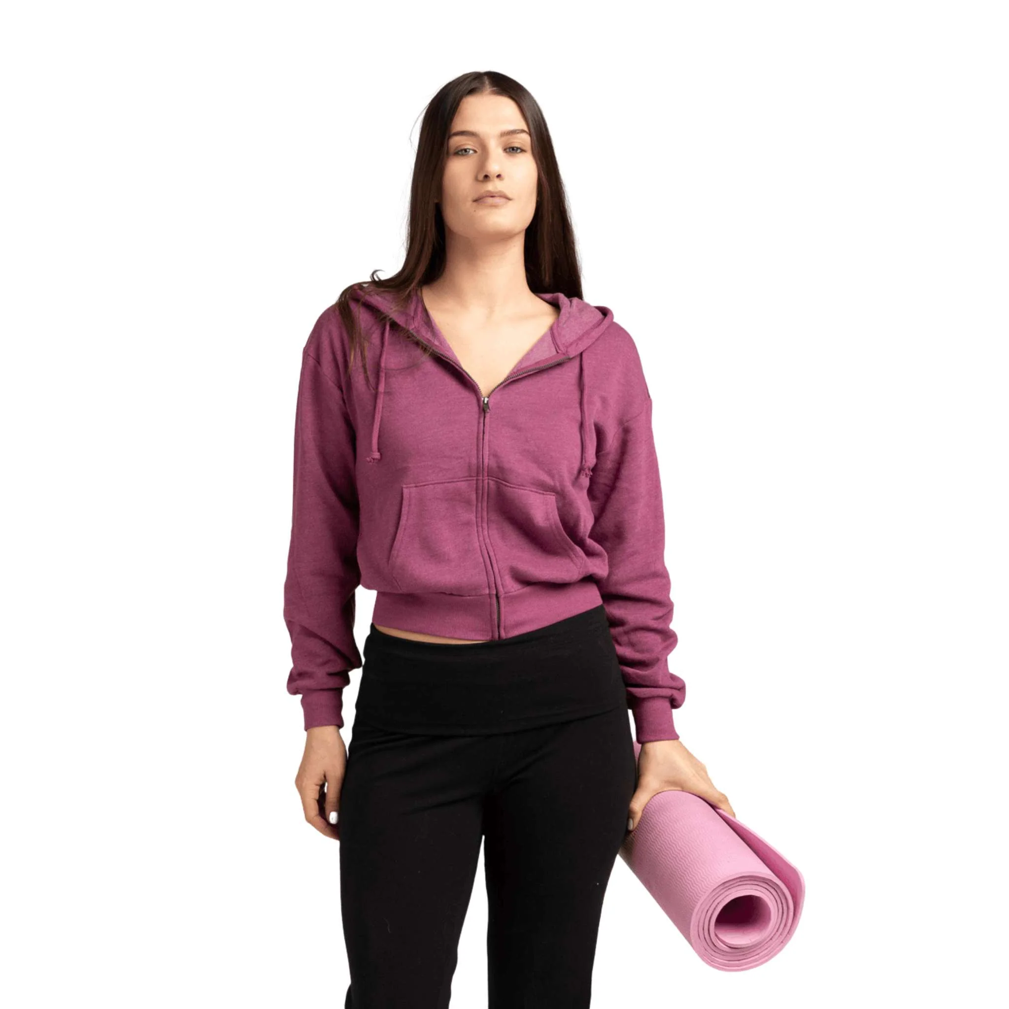 Zip-Up Hoodie with Pockets - Image 6